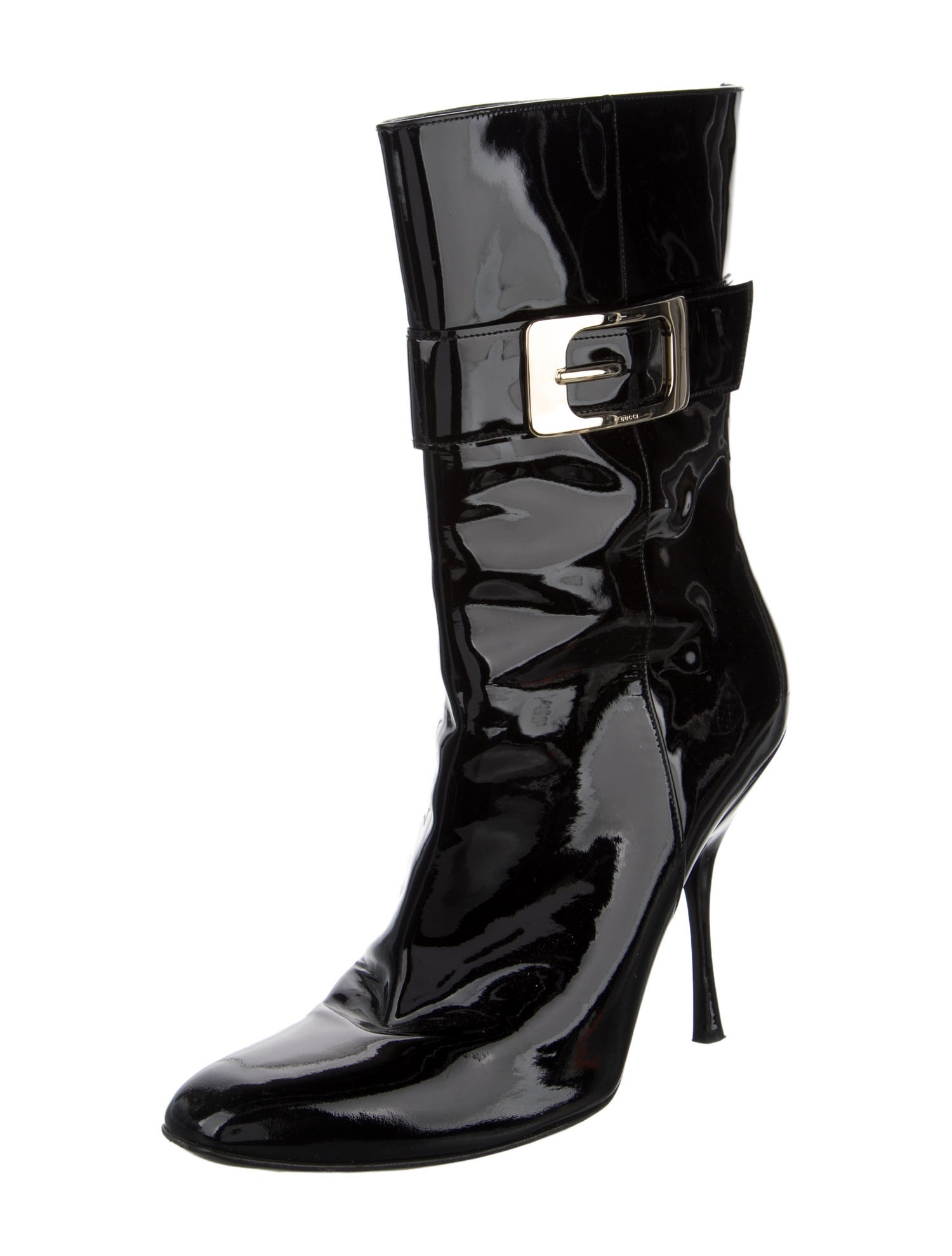Gucci Patent Leather Boots