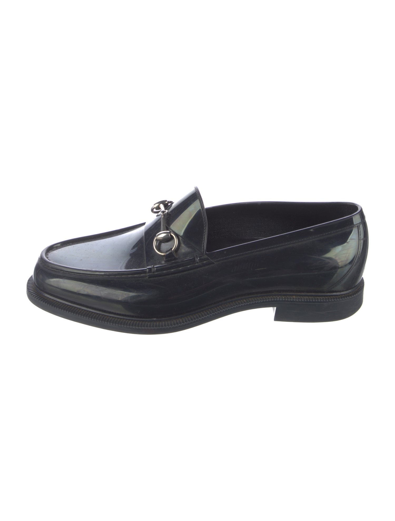 Gucci Horsebit Accent Rubber Loafers