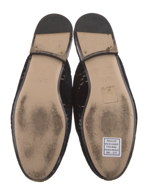 Gucci Horsebit Accent Velvet Mules