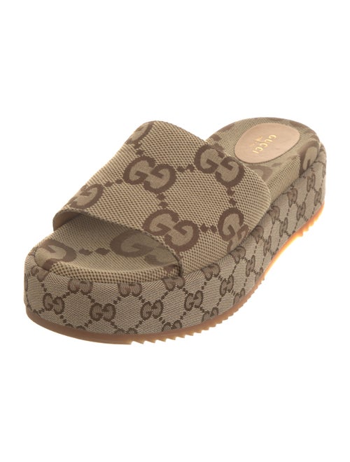 Gucci GG Canvas Canvas Slides