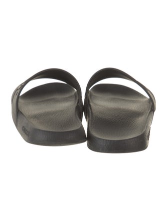 Gucci Interlocking G Logo Rubber Slides