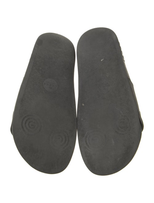 Gucci Interlocking G Logo Rubber Slides