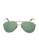 Gucci Aviator Mirrored Sunglasses