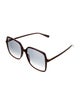 Gucci Interlocking G Logo Oversize Sunglasses