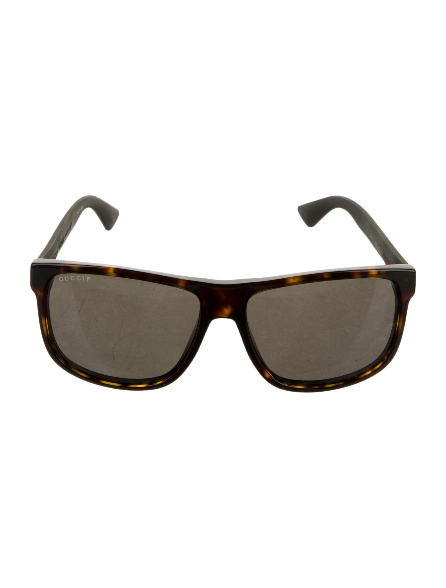 Gucci Web Accent Square Sunglasses