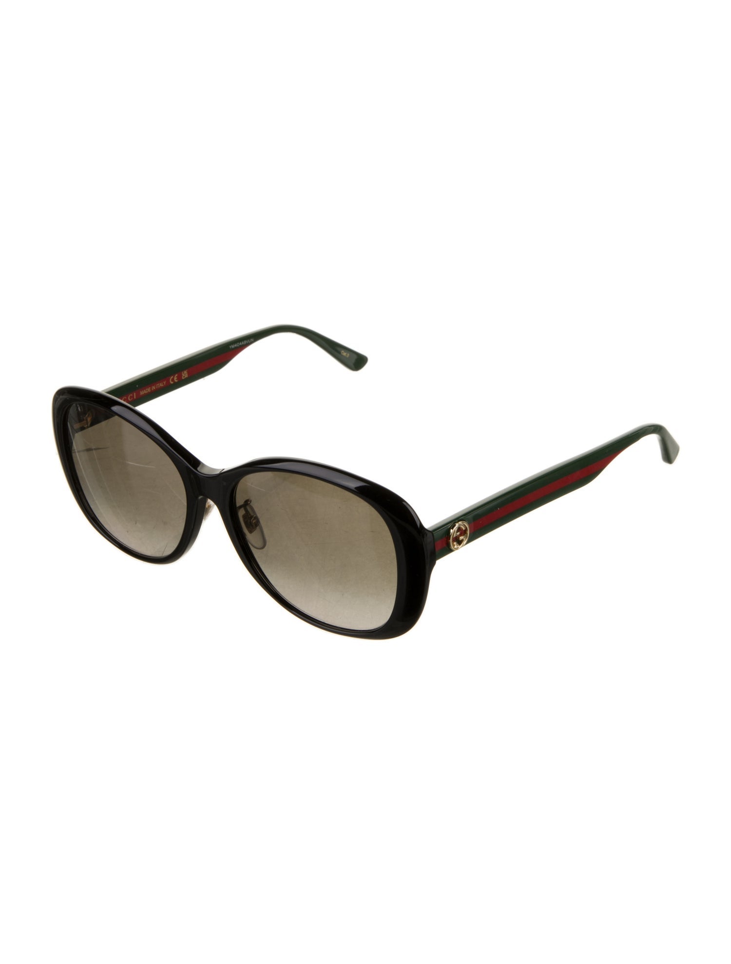 Gucci Web Accent Oversize Sunglasses