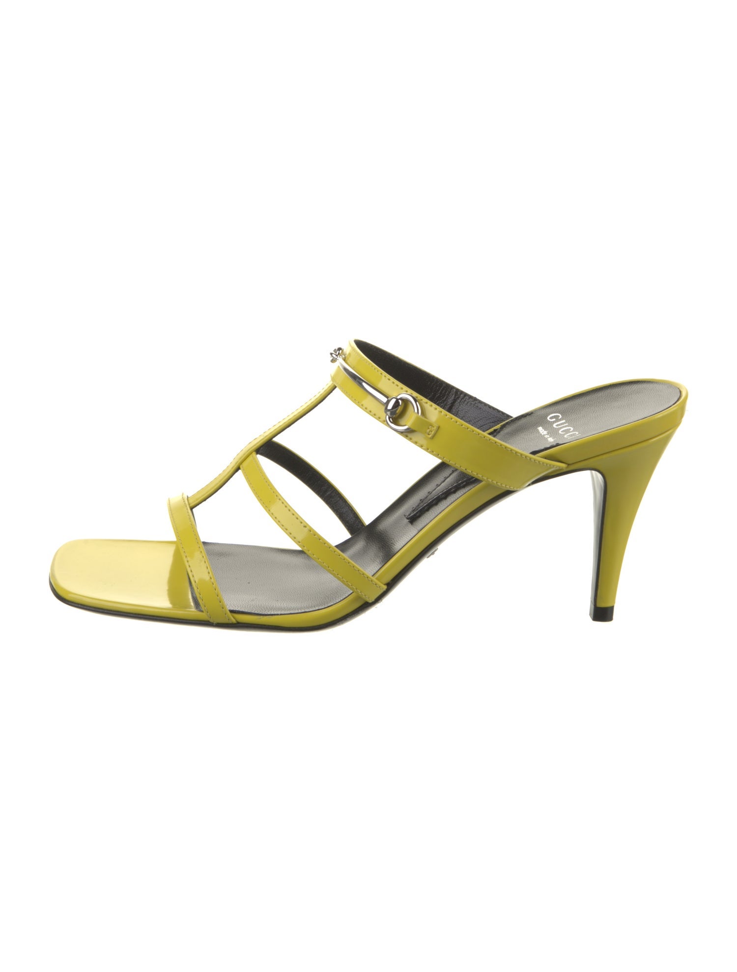 Gucci Patent Leather Slides