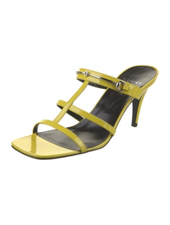 Gucci Patent Leather Slides