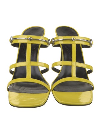 Gucci Patent Leather Slides