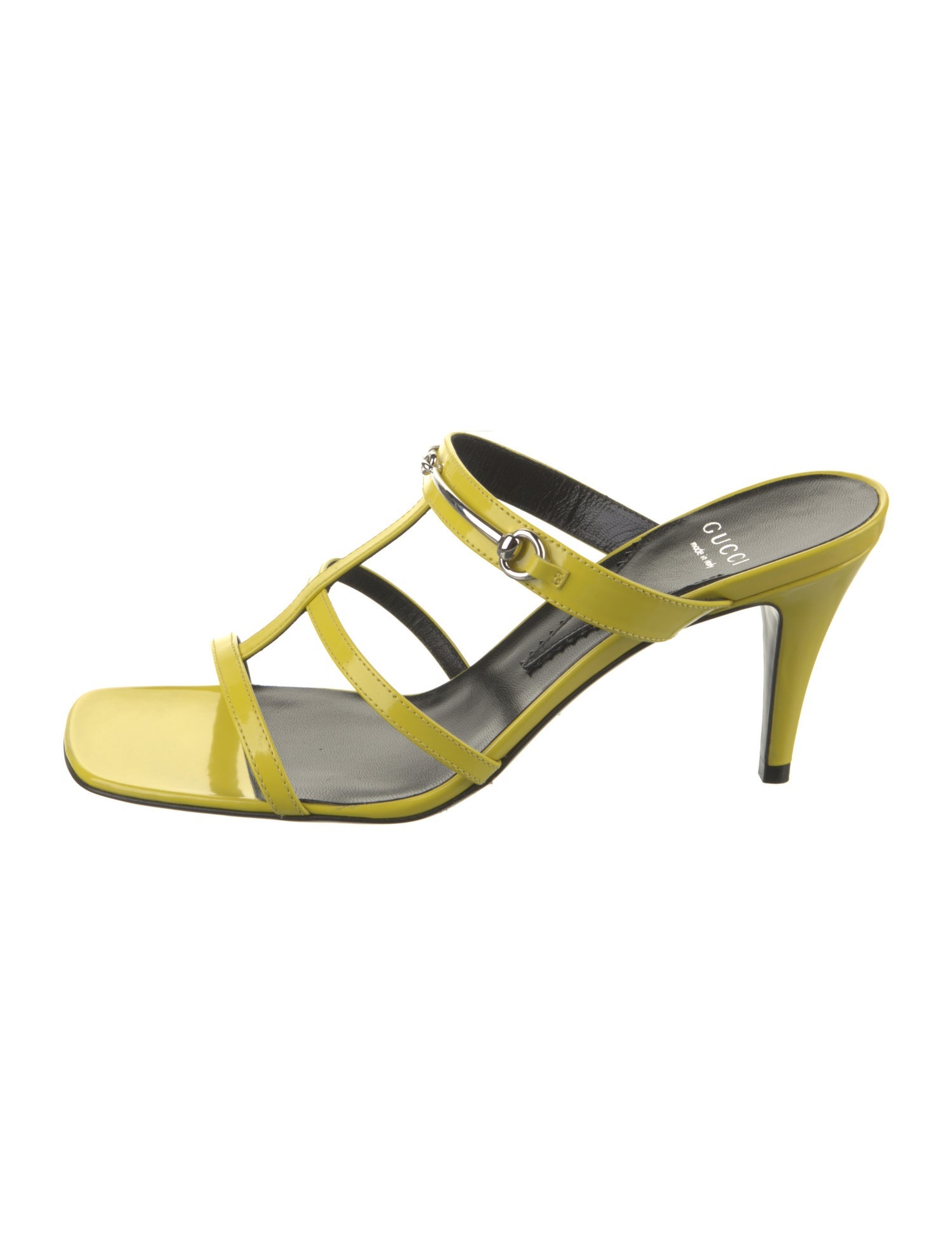 Gucci Patent Leather Slides