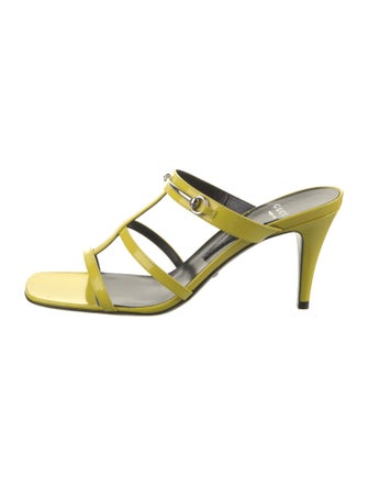 Gucci Patent Leather Slides