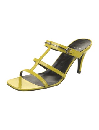 Gucci Patent Leather Slides