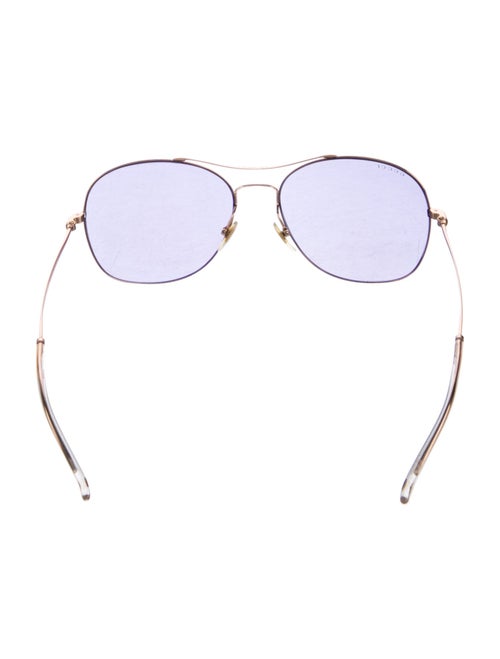 Gucci Double G Logo Aviator Sunglasses