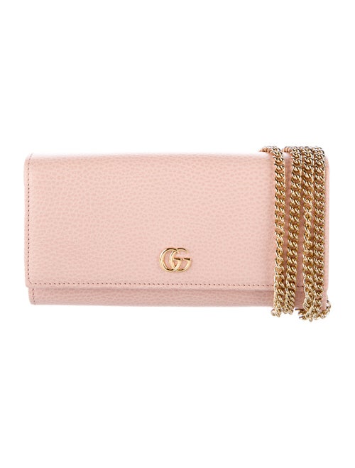 Gucci Double G Logo Leather Continental Wallet