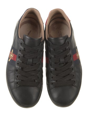 Gucci Sylvie Web Accent Leather Sneakers