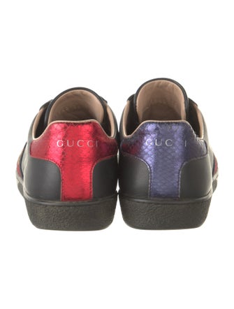 Gucci Sylvie Web Accent Leather Sneakers