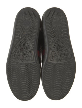 Gucci Sylvie Web Accent Leather Sneakers