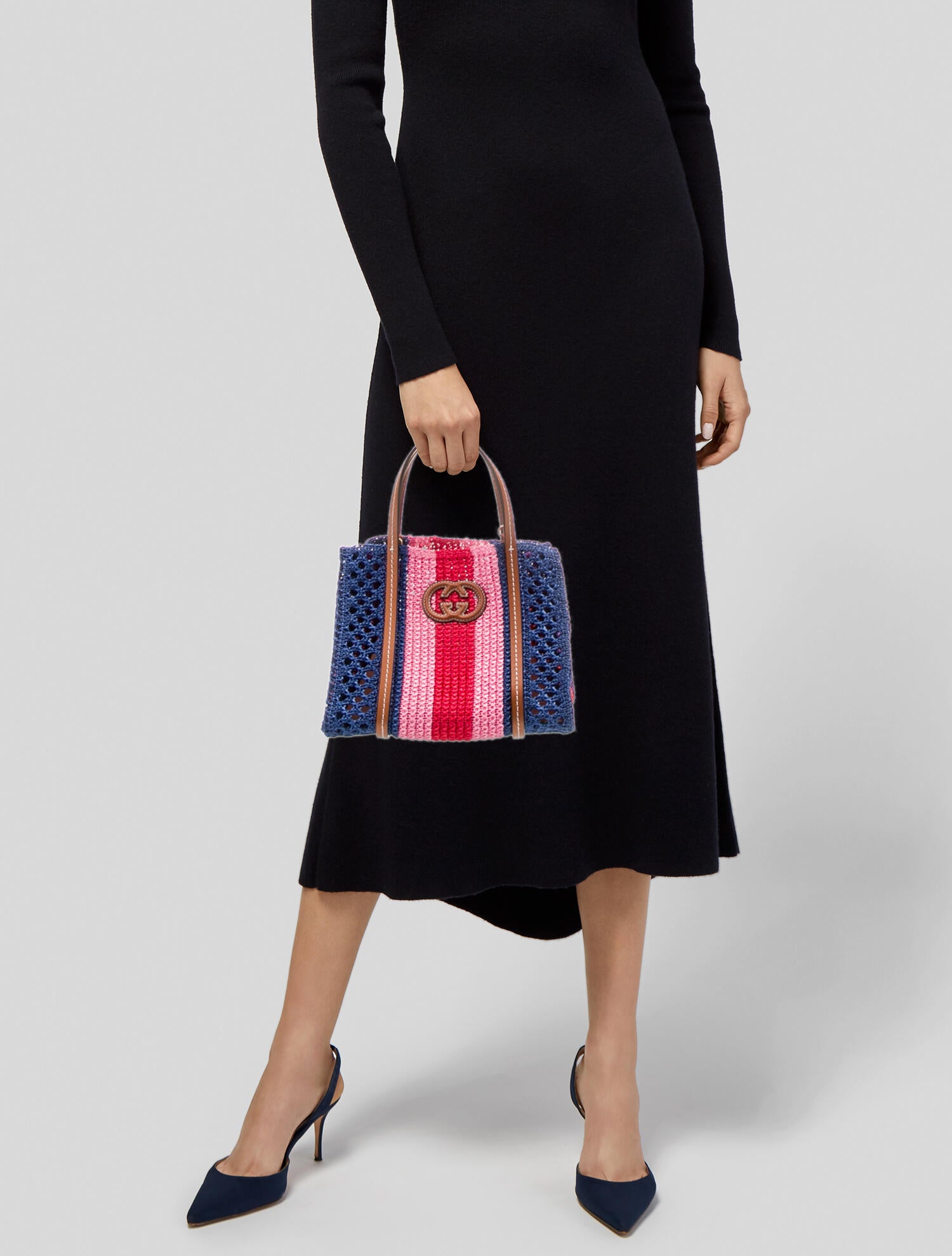 Gucci Interlocking G Top Handle Bag Small