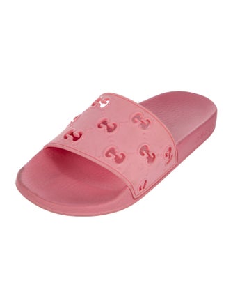 Gucci GG Signature Rubber Slides