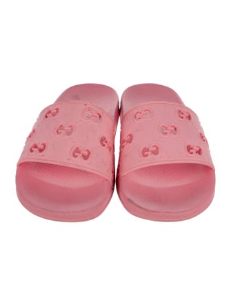 Gucci GG Signature Rubber Slides