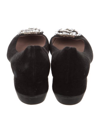 Gucci Interlocking G Logo Suede Pumps