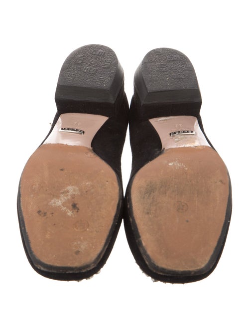 Gucci Interlocking G Logo Suede Pumps