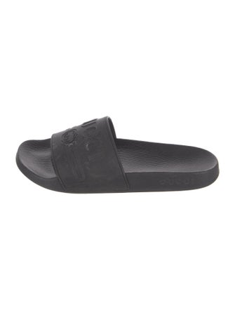 Gucci Sukey Logo Rubber Slides