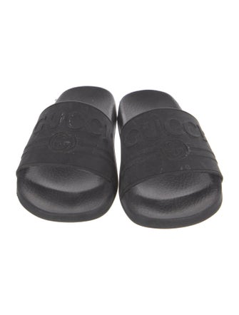 Gucci Sukey Logo Rubber Slides
