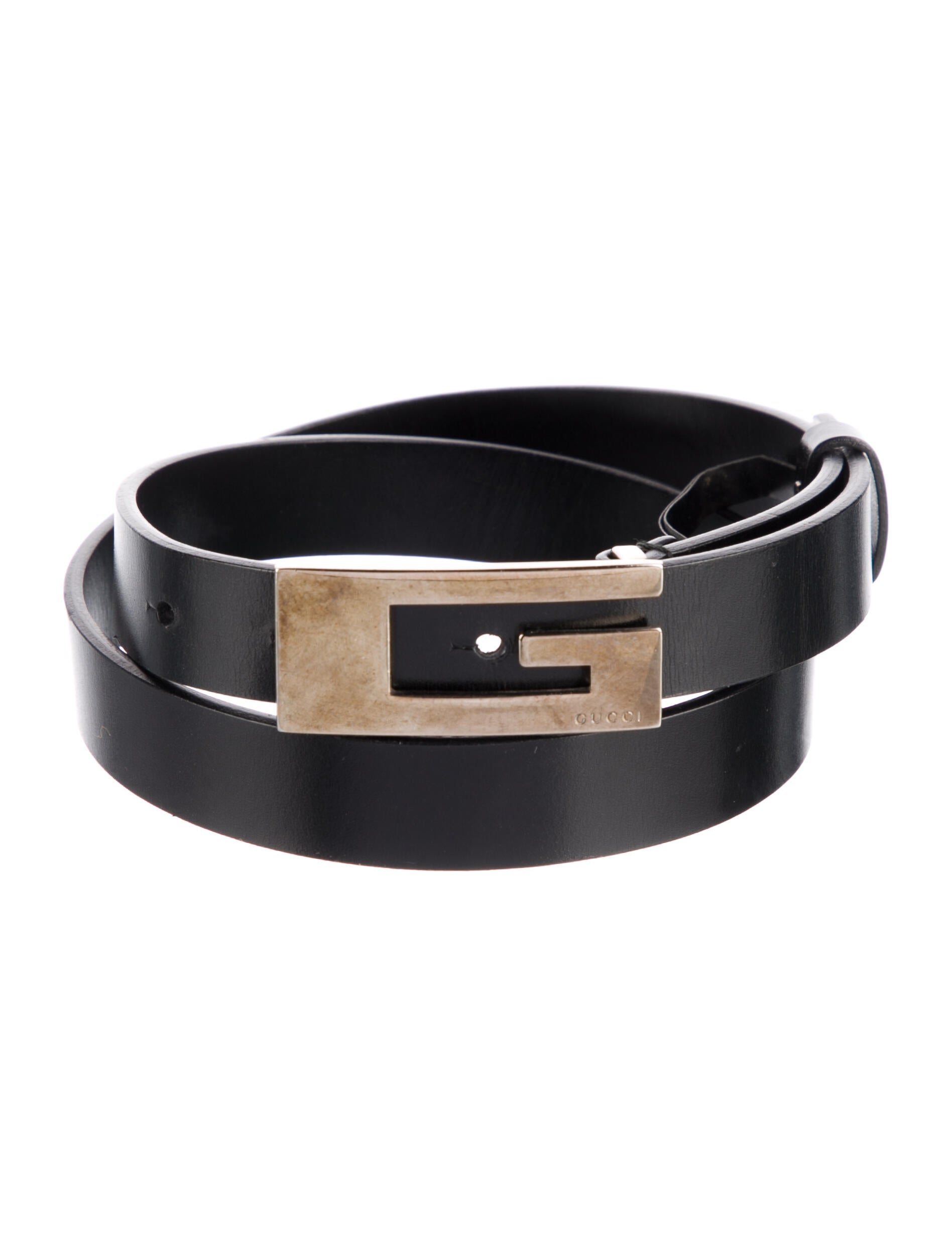 Gucci Skinny Leather Belt