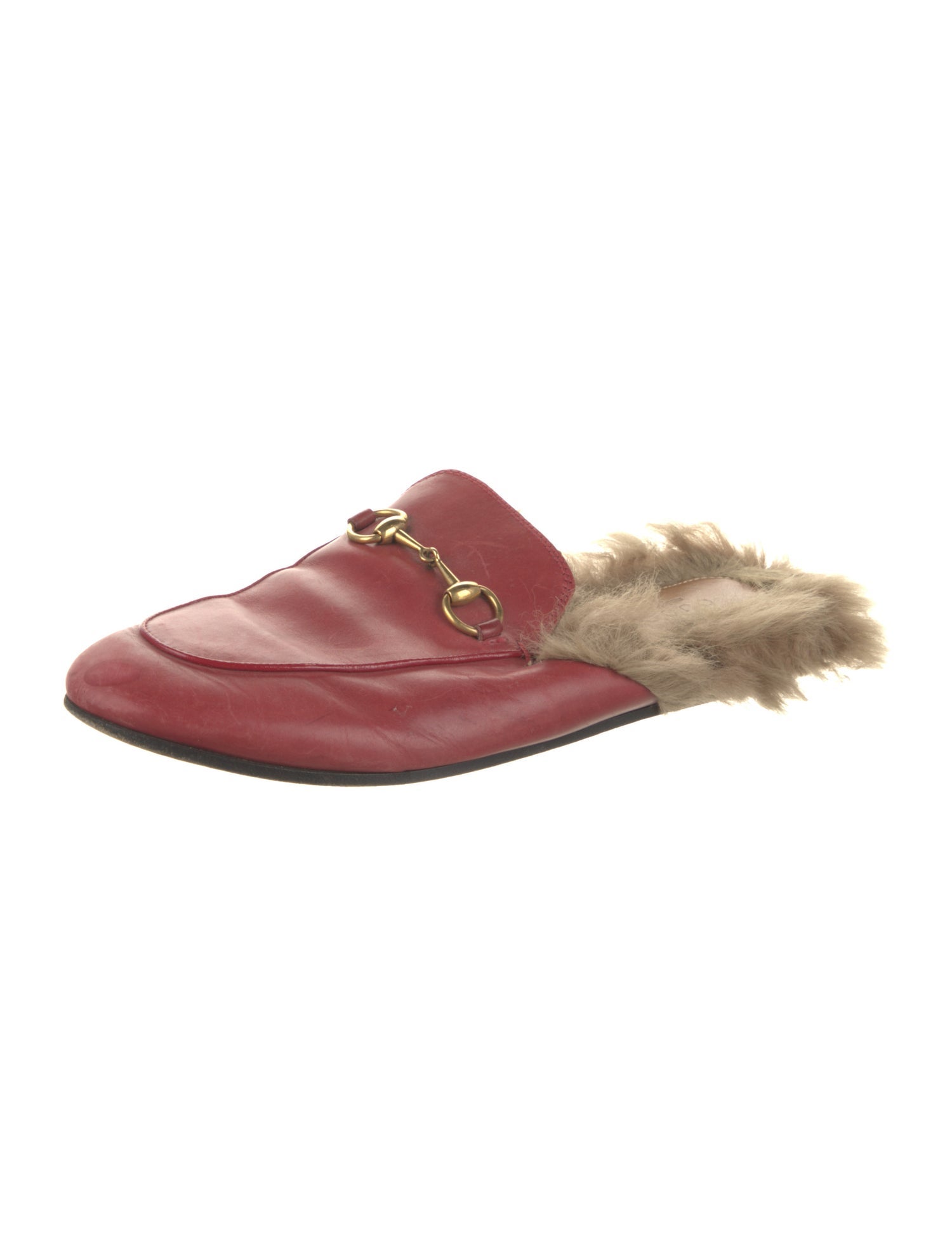 Gucci Horsebit Accent Leather Mules