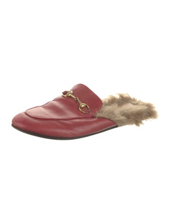 Gucci Horsebit Accent Leather Mules