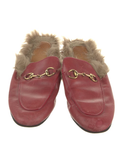 Gucci Horsebit Accent Leather Mules
