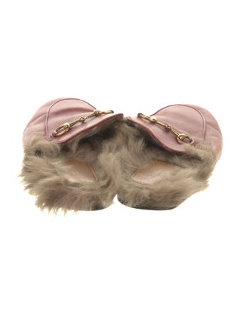 Gucci Horsebit Accent Leather Mules