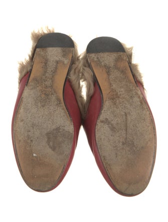 Gucci Horsebit Accent Leather Mules