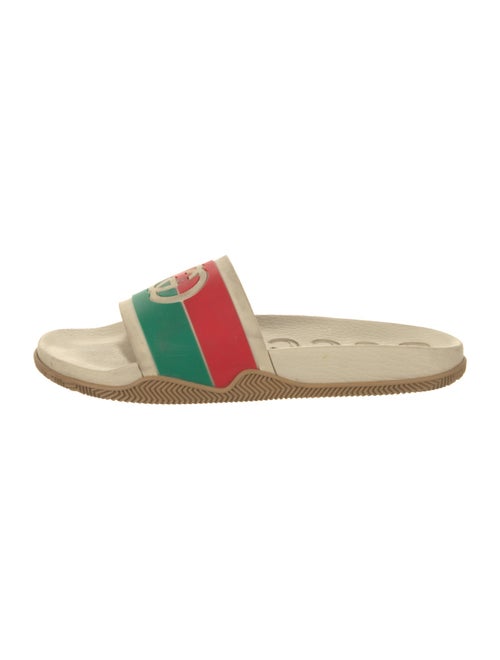 Gucci Web Accent Rubber Slides