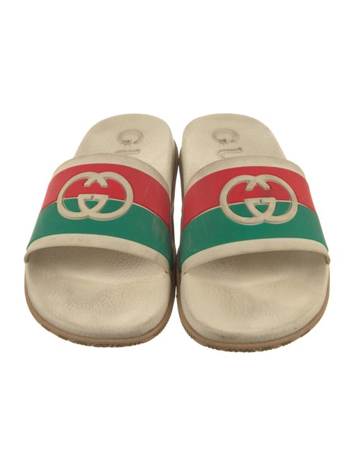 Gucci Web Accent Rubber Slides