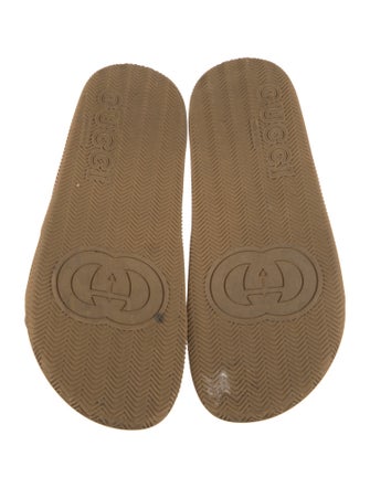 Gucci Web Accent Rubber Slides