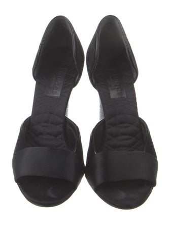 Gucci Velvet Slingback Sandals