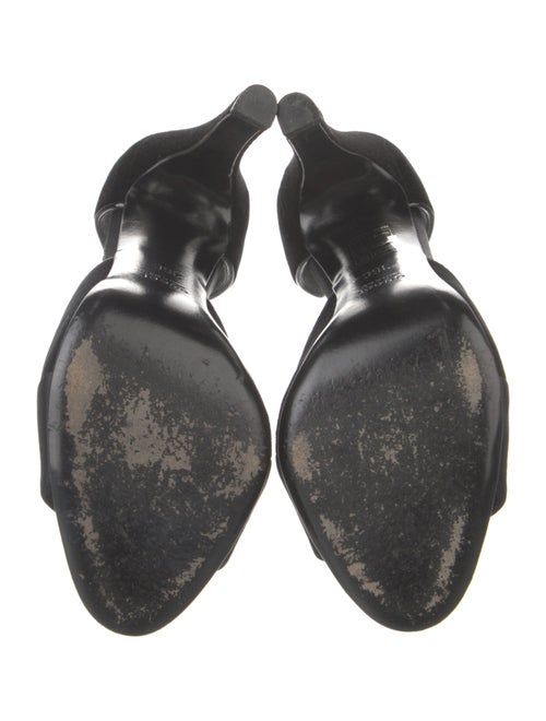 Gucci Velvet Slingback Sandals