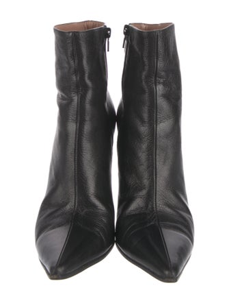 Gucci Bamboo Accent Leather Boots