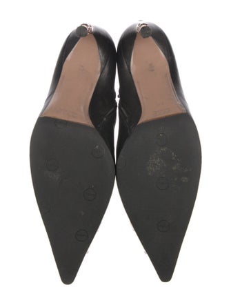 Gucci Bamboo Accent Leather Boots