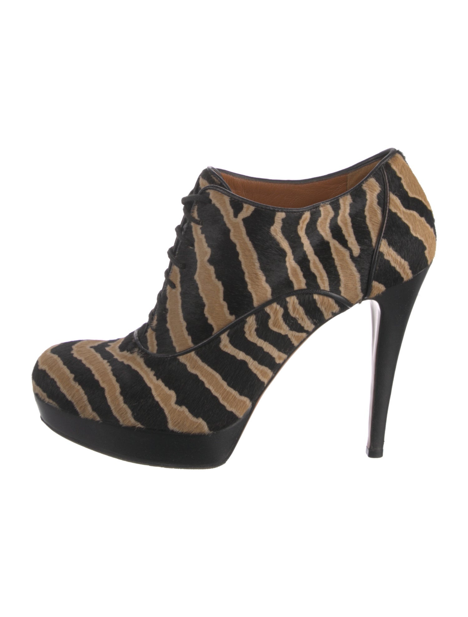 Gucci Ponyhair Animal Print Pumps
