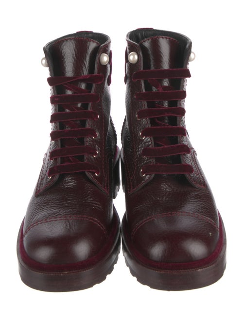 Chanel 2021 Interlocking CC Logo Combat Boots