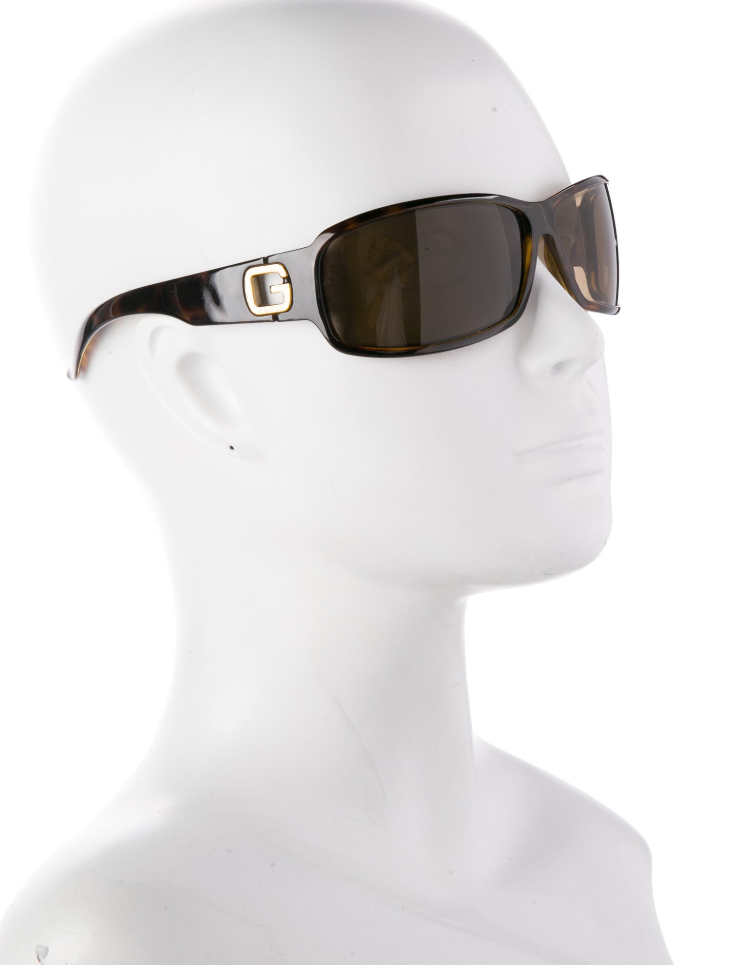 Gucci Double G Logo Square Sunglasses