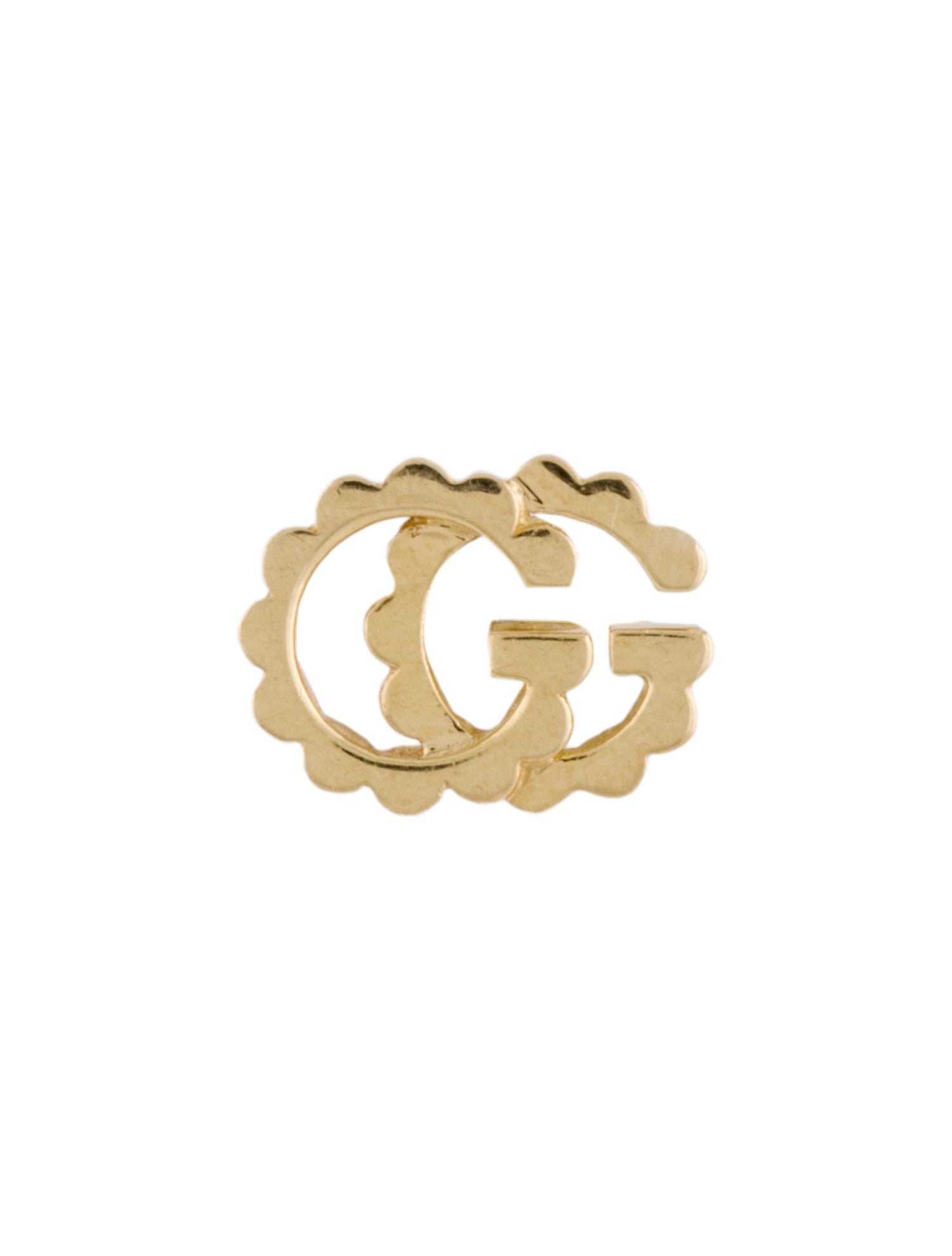 Gucci 18K GG Running Stud Single Earring