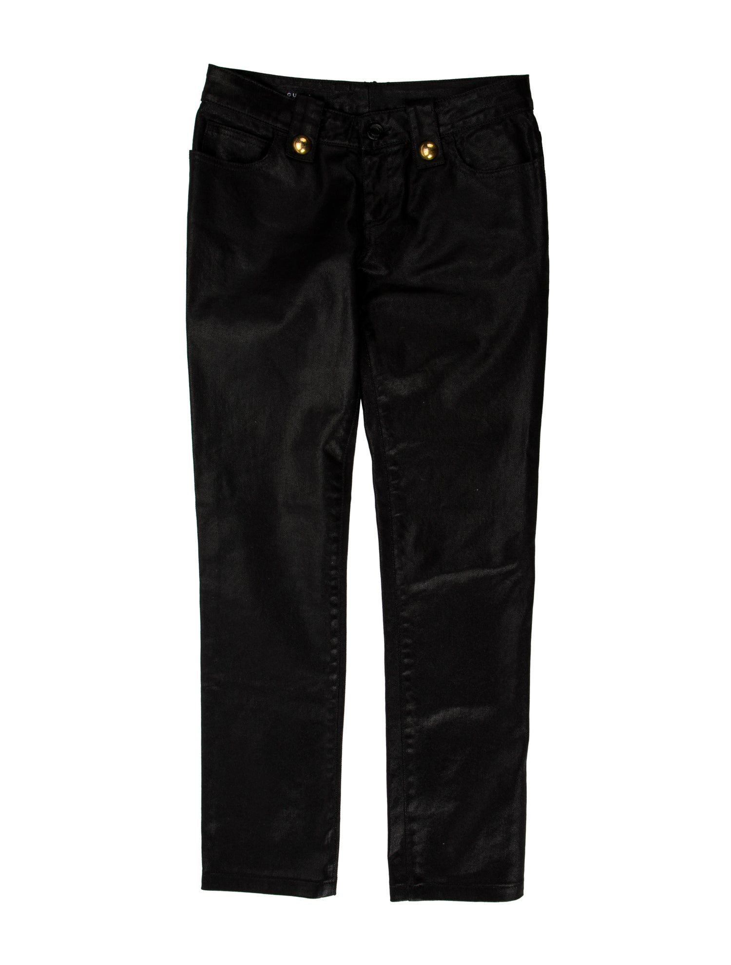 Gucci Mid-Rise Straight Leg Jeans