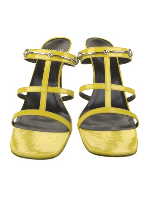 Gucci Horsebit Accent Leather Slides