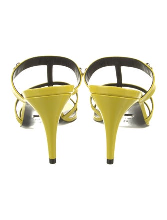 Gucci Horsebit Accent Leather Slides