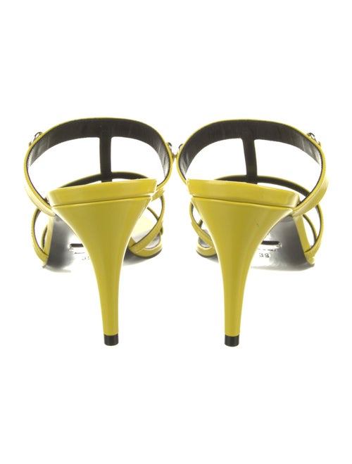 Gucci Horsebit Accent Leather Slides