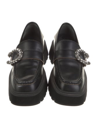 Gucci Dionysus Accent Leather Loafers